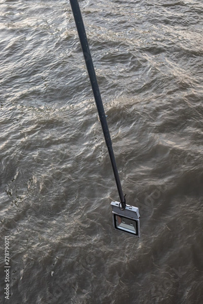 Fototapeta lantern on river