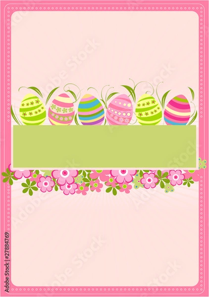 Obraz Easter card