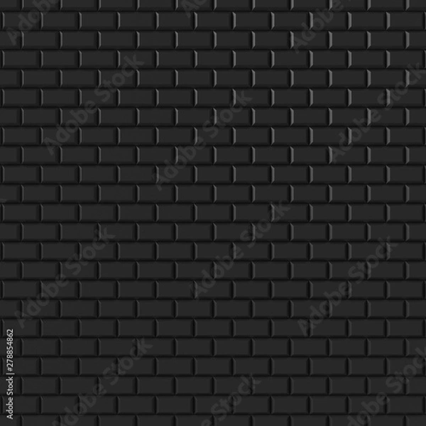Fototapeta Modern brick wall. 3D rendering.