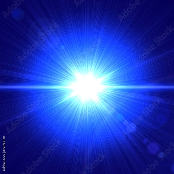 Fototapeta blue light