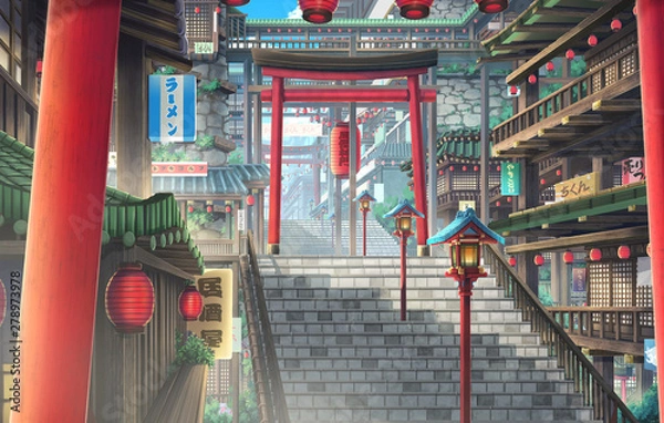 Fototapeta Secret Town - Day