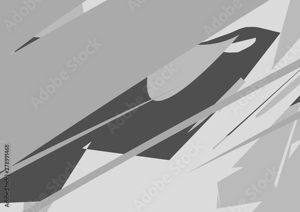 Fototapeta Black and white abstract background. geometric shapes. Poster.