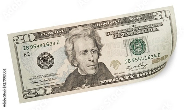 Fototapeta 20 Dollars Bill