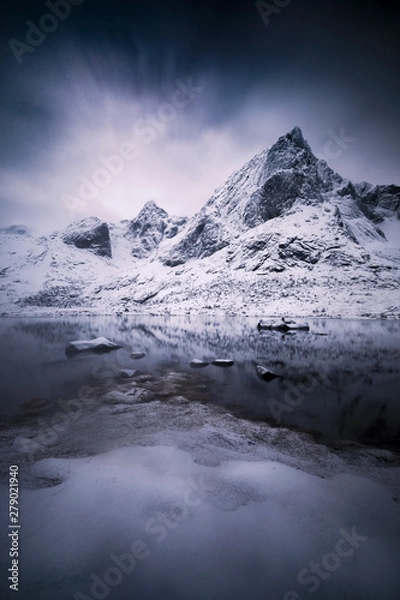 Fototapeta mountains in winter