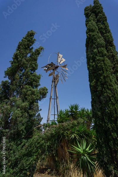 Obraz Old windmill in Northern Cyprus
