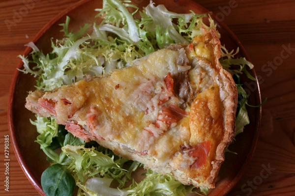 Obraz quiche au saumon 1