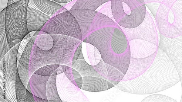 Fototapeta Abstract line vector background design.
