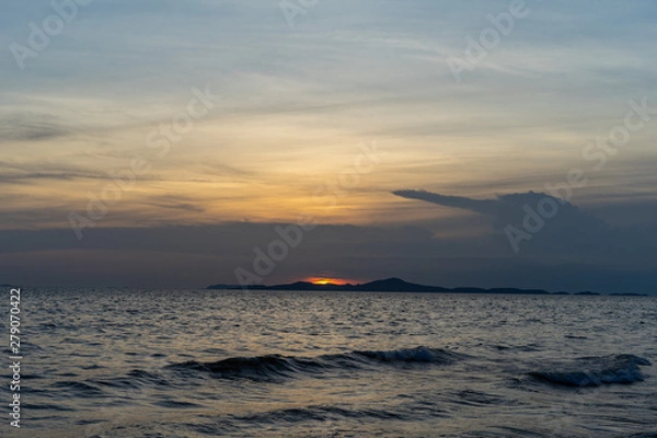 Obraz sunset over the sea