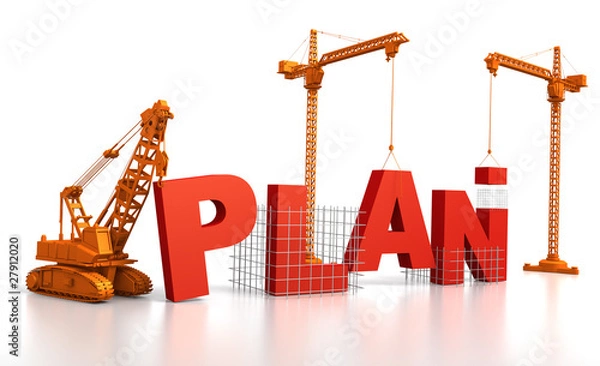 Obraz Building a Plan