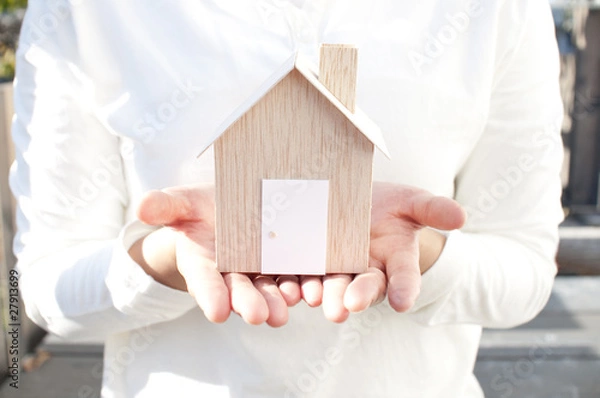 Obraz 住宅の模型