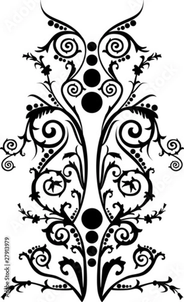 Obraz element and  floral.
