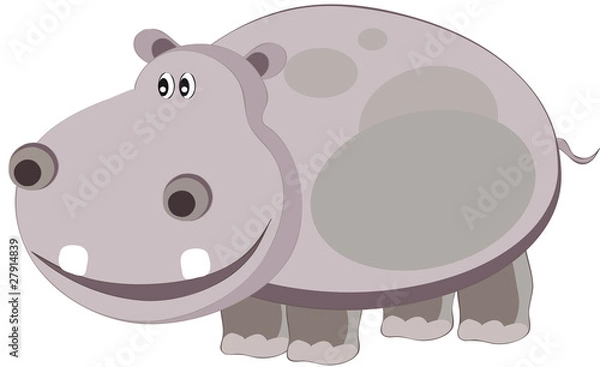 Obraz hipopotam