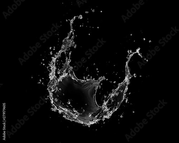 Obraz water Splash isolated.