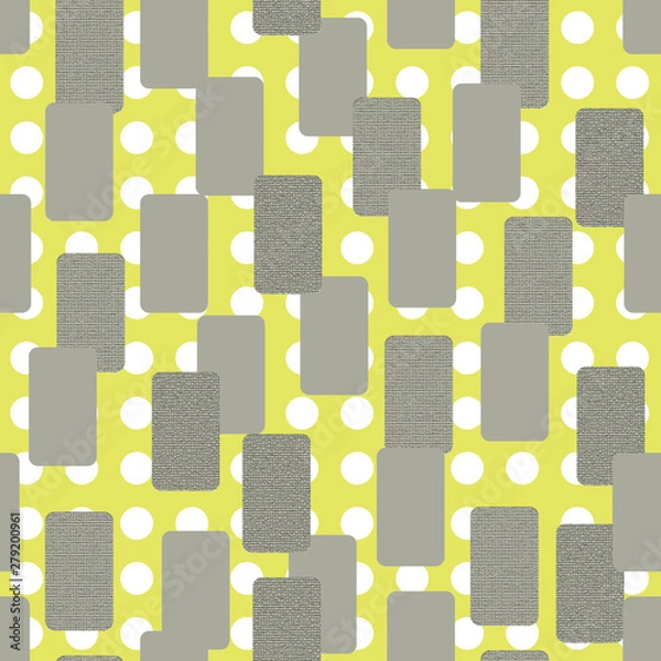 Obraz Graphic Flower Fun Seamless Repeating Pattern