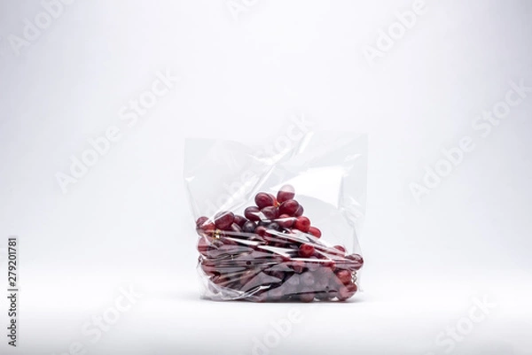 Obraz Grape  in a plastic bag