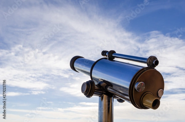 Obraz Isolated monocular telescope at a sunny day