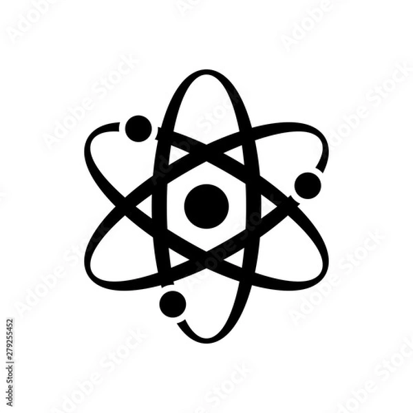 Obraz Science icon vector molecule symbol illustration