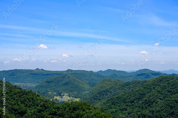 Obraz 青空・雲・山・風景・自然