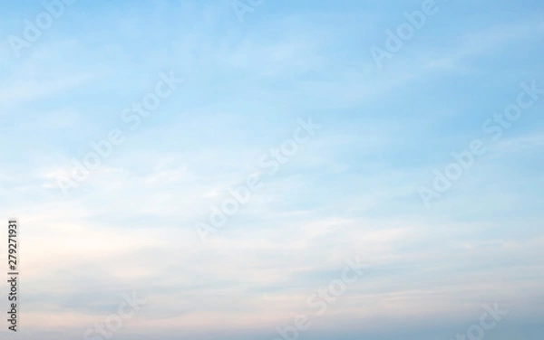 Fototapeta Air clouds in the blue sky