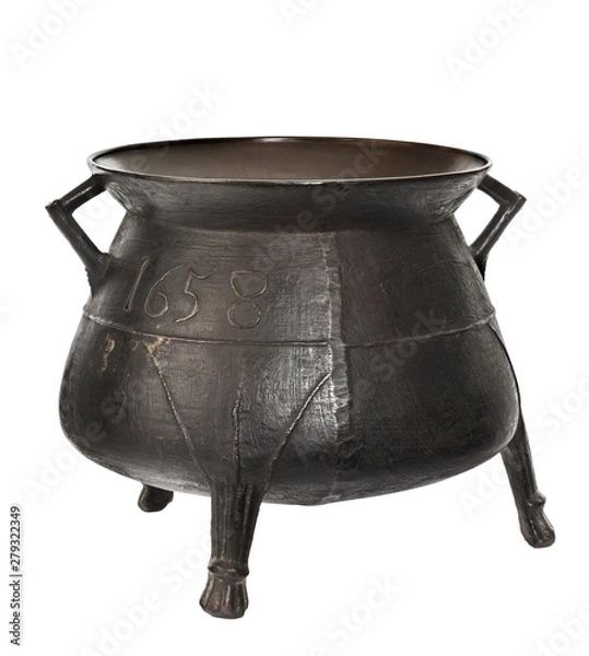 Fototapeta caudron cast iron cooking pot