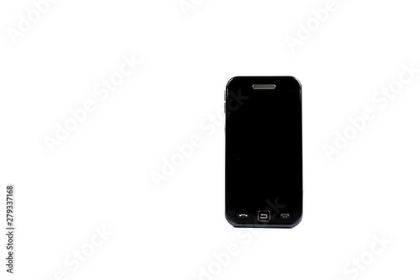 Obraz old phone on white background isolate
