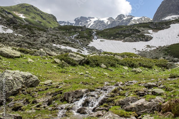 Obraz the Caucasus mountains Arkhyz in Sunny day
