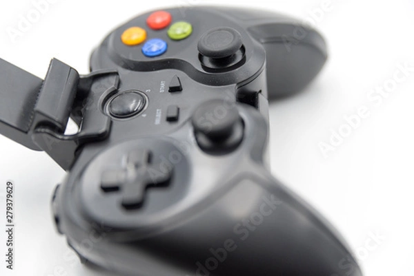 Fototapeta command to control video games and drones with adapter for mobile and tablet
