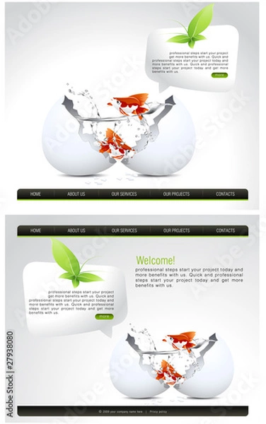 Obraz Website template