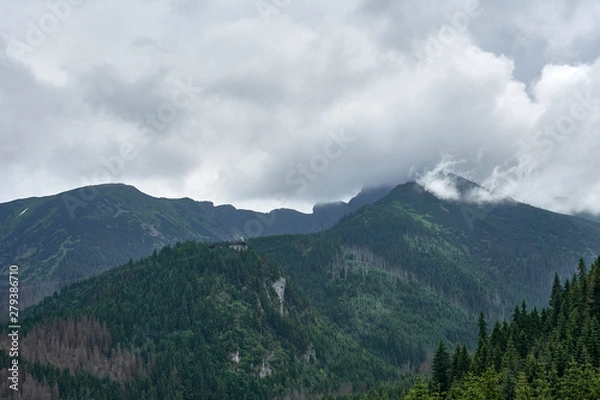Obraz Tatry w chmurach