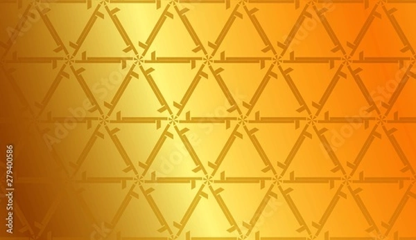 Fototapeta Smoth golden color gradient background. New Elegant Background With Curved Line In Triangular Style. Vector. Smart Business Design.