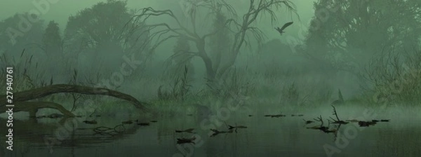 Obraz Krajobraz we mgle