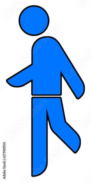 Obraz walking manikin