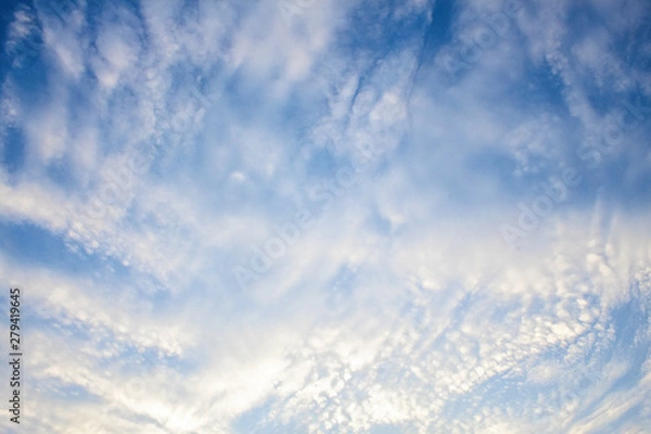 Fototapeta Blue Sky With White Clouds