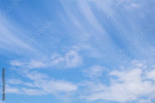 Fototapeta Blue Sky With White Clouds