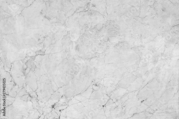 Fototapeta Natural white marble texture for skin tile wallpaper luxurious background. The luxury of white marble texture and background for design pattern artwork.