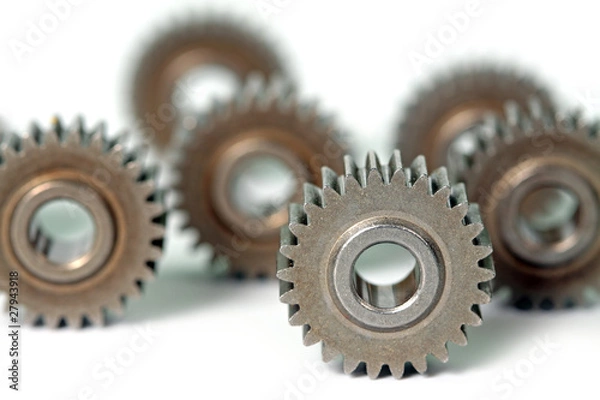 Obraz Gears. The front view.