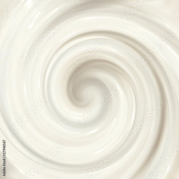 Fototapeta Cream swirl