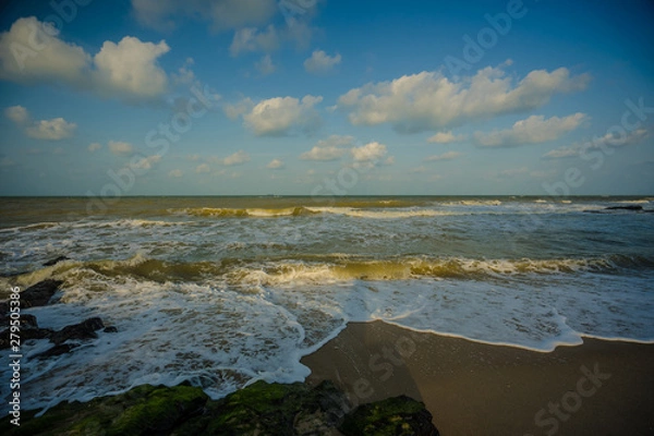 Obraz The Stone and Samila Beach Songkhla View in thailand,Asia.