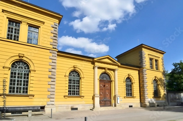 Obraz Wasserkraftwerk am Hochablass, Augsburg