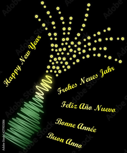 Fototapeta Fiesta - Año Nuevo