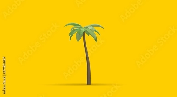 Obraz Palm Tree 3D Rendering Model