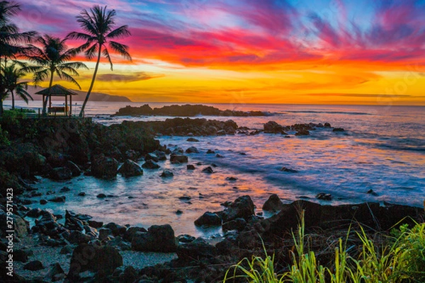 Obraz North Shore Oahu Sunset