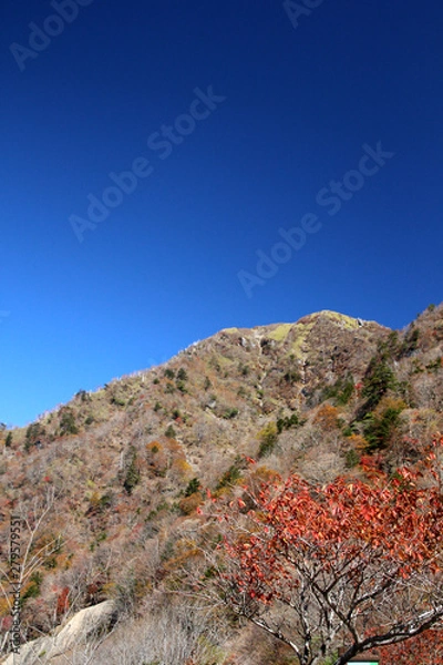 Obraz 剣山系、次郎岌の秋