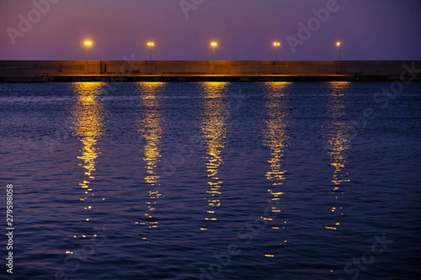 Obraz sunset over lake