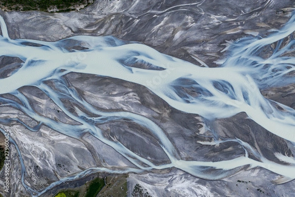 Obraz Aerial drone view