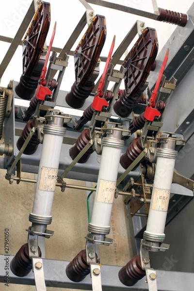 Fototapeta High voltage switchgear
