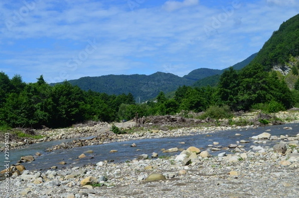 Obraz river in the mountains