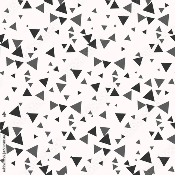 Fototapeta Light Gray vector triangle mosaic texture. Creative illustration in halftone style with triangles. Template for cell phone s backgrounds.