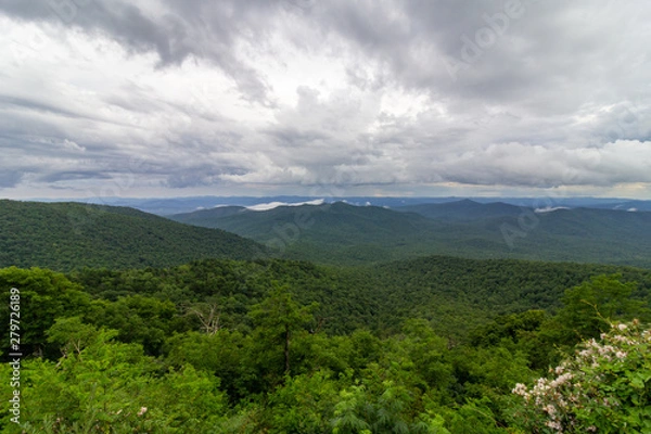 Fototapeta Blue Ridge Parkway overlook