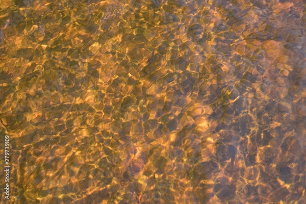 Obraz river with high iron content in water